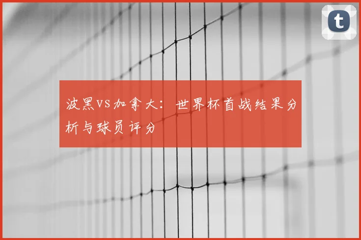 波黑vs加拿大:世界杯首战结果分析与球员评分